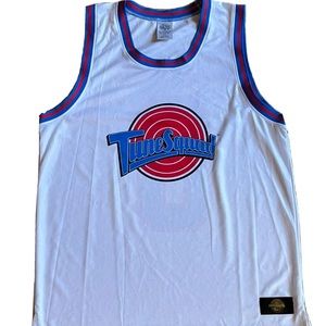 Tune Squad Jersey Basketball 0 White Color Stripe Looney Tunes Space Jam XL